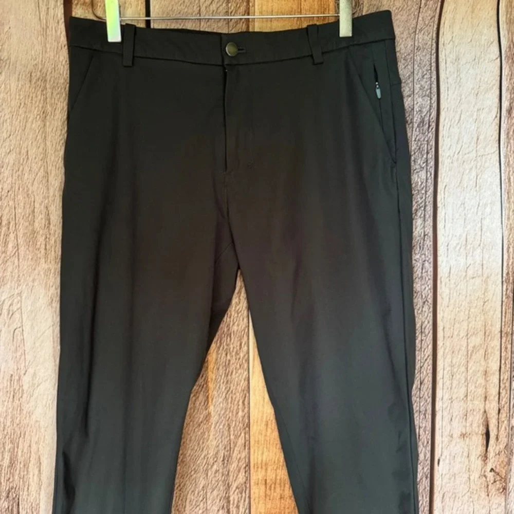 Lululemon ABC Pants‎ Slim Fit Dark Gray Travel Tech Versatile Comfort Size 32